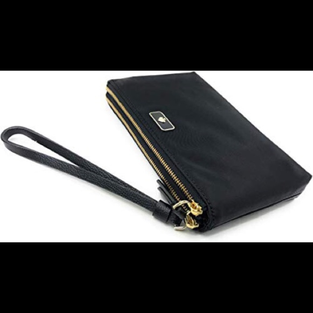 NWT KATE SPADE medium double zip wristlet